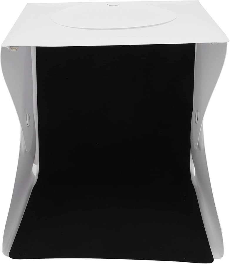 20 سم صندوق التصوير المحمول الناعم مع 6 خلفيات ملونة و10 مستويات إضاءة و40 مصباح LED - Image 4